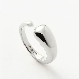 Missoma London Silver Wave Ring
